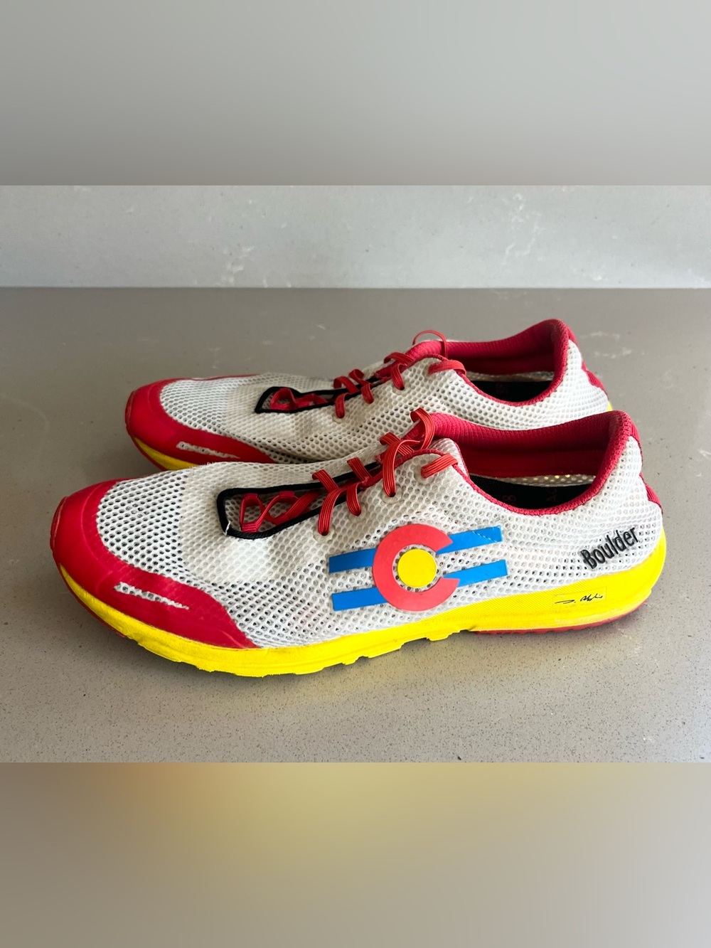 Active 88 Boulder Colorado Mens 8.5 W 10 Athletic Running Shoes Sneakers White - Picture 2 of 12
